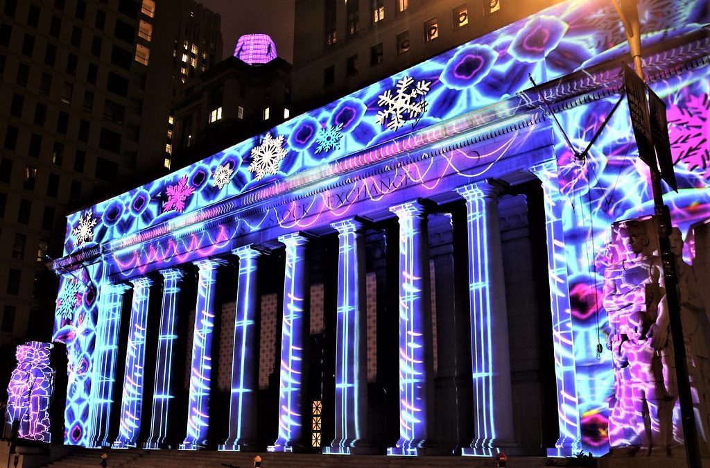 Let’s Glow SF: The Outdoor Light Show Illuminates San Francisco for the Holidays
