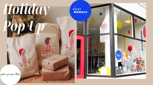 Petit Paradis Kids x Picky Monday : un pop-up festif pour des cadeaux personnalisés !