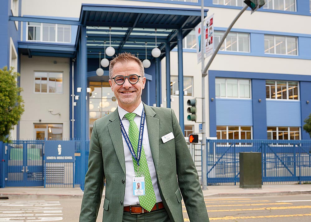 Éric Thuau, le nouveau chef d’établissement de The International School of San Francisco : « Ouvrir encore davantage notre école sur le monde »