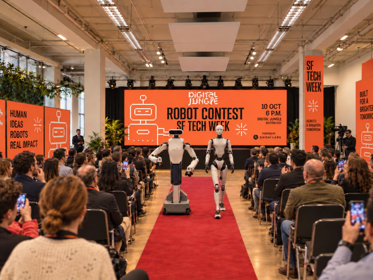 Les robots font leur show à la SF Tech Week (et venez danser avec eux)